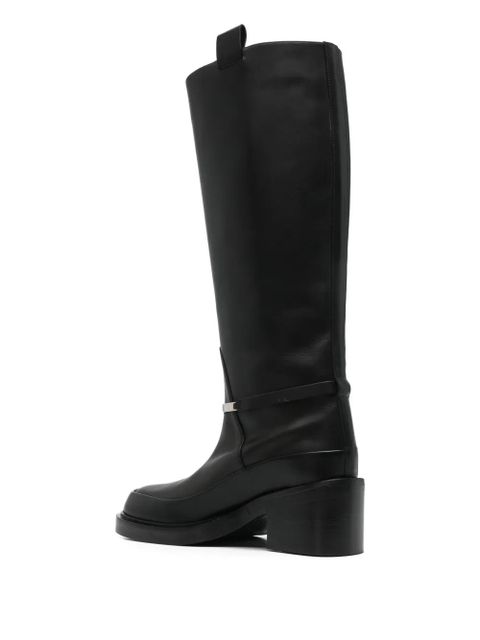 Tod's 60mm metal-strap boots - Black