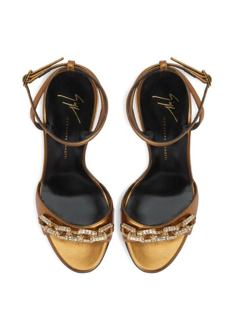Giuseppe Zanotti Evry crystal-embellished sandals - Gold