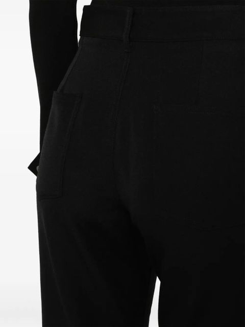 Balmain twill flared trousers - Black