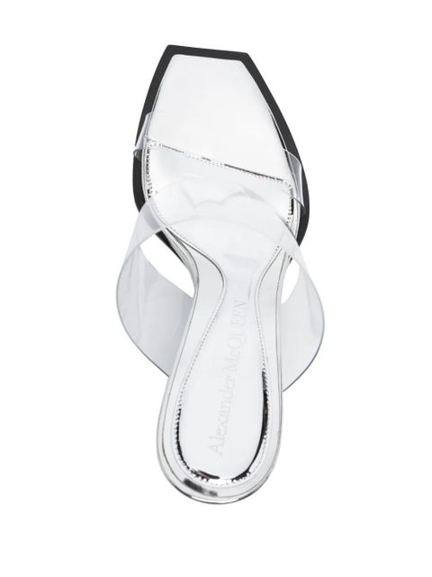Alexander McQueen Shard transparent mules - Neutrals - zdjęcie produktu nr 2