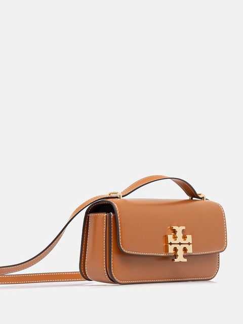 Tory Burch torebka skórzana Eleanor kolor brązowy 158734-200