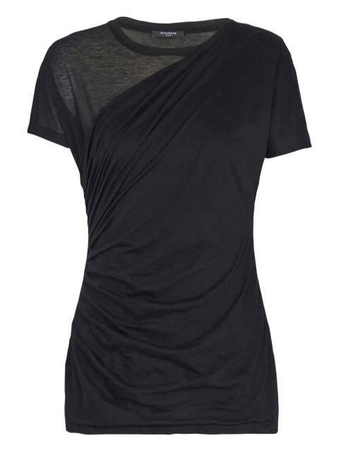 Balmain crew-neck T-Shirt - Black - zdjęcie produktu nr 1