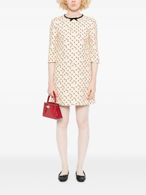 Valentino Garavani cherry-motif dress - Neutrals - zdjęcie produktu nr 2