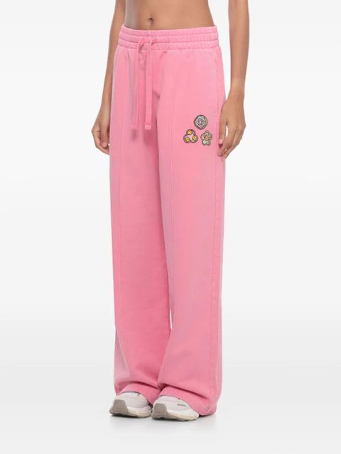 Casablanca logo-appliqué palazzo trousers - Pink - zdjęcie produktu nr 2