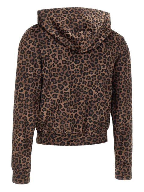 MC2 Saint Barth animal-print zip-up hoodie - Brown - zdjęcie produktu nr 2