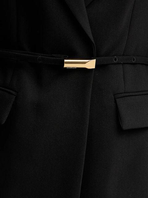 Marciano by Guess marynarka DALIA kolor czarny jednorzędowa gładka 5BGN00 7046A