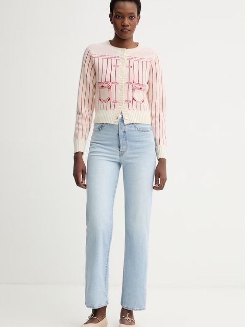 Levi's jeansy RIBCAGE STRAIGHT ANKLE - zdjęcie produktu nr 1