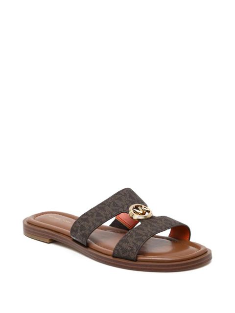 Michael Kors all-over logo buckle sandals - Brown - zdjęcie produktu nr 2