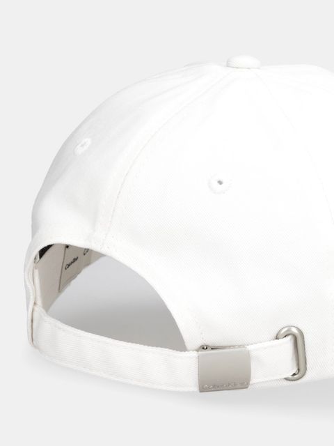 Calvin Klein czapka z daszkiem bawełniana kolor beżowy LV04F5044G