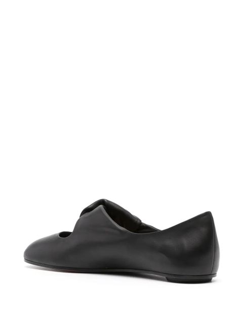 Alexander McQueen twist-detailing ballet flats - Black - zdjęcie produktu nr 2