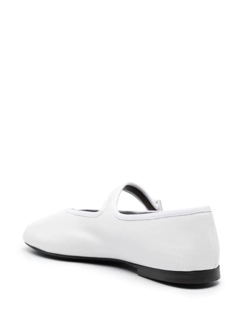 The Row Boheme MJ leather ballerina shoes - White