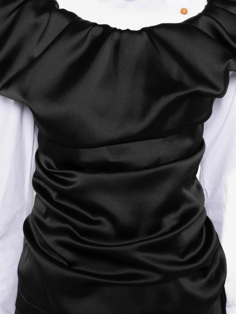 Vivienne Westwood Ginnie draped top - Black