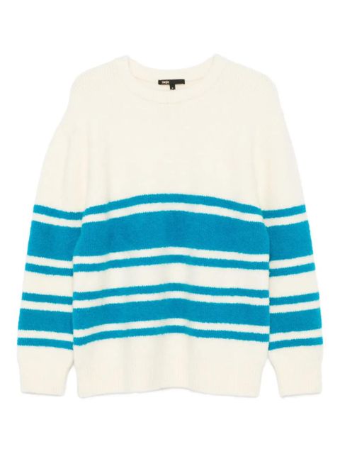 Maje striped crew-neck sweater - Neutrals - zdjęcie produktu nr 1