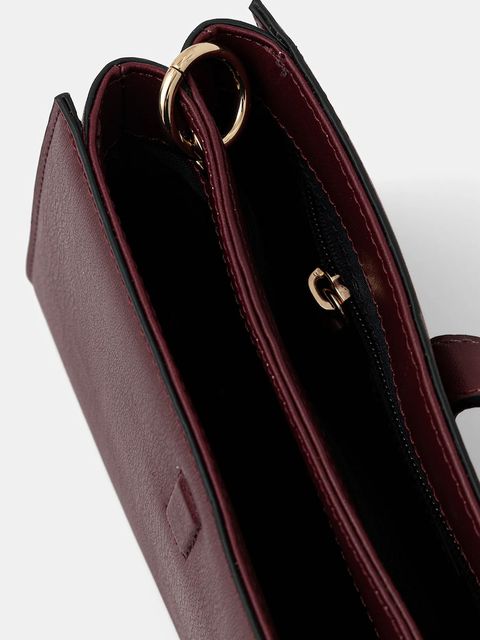 Tommy Hilfiger torebka kolor bordowy AW0AW18005