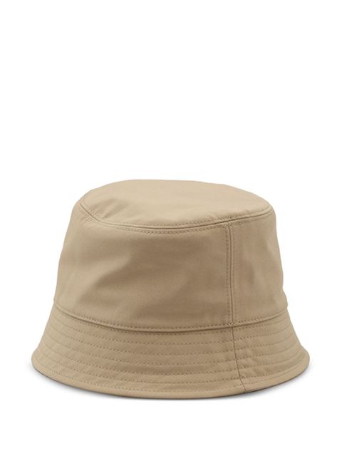 Moncler logo-patch bucket hat - Neutrals