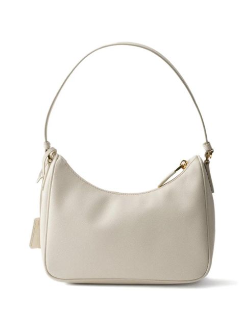 Prada Re-Edition leather shoulder bag - Neutrals - zdjęcie produktu nr 2