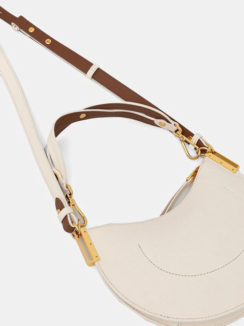 Coccinelle torebka skórzana COCCINELLESUNUP kolor beżowy E1.QKF.13.03.01