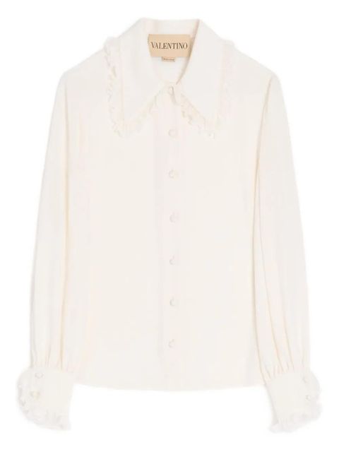 Valentino Garavani crepe-de-chine shirt - White