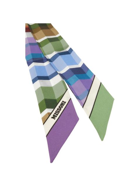 Missoni chevron scarf - Green - zdjęcie produktu nr 2