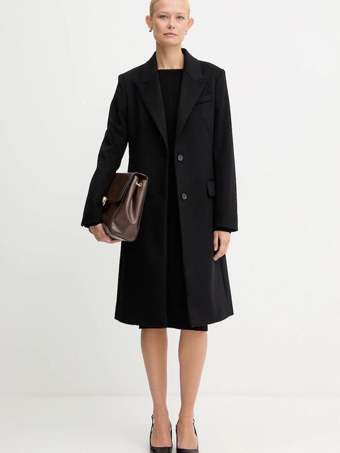 BOSS płaszcz wełniany kolor czarny 50548371 - zdjęcie produktu nr 2