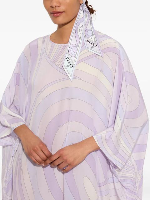 PUCCI logo graphic scarf - Purple