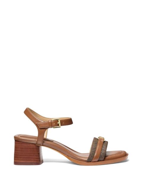 Michael Kors Mandy logo-plaque sandals - Brown - zdjęcie produktu nr 1
