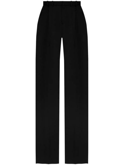 Saint Laurent grain de poudre wool trousers - Black - zdjęcie produktu nr 1