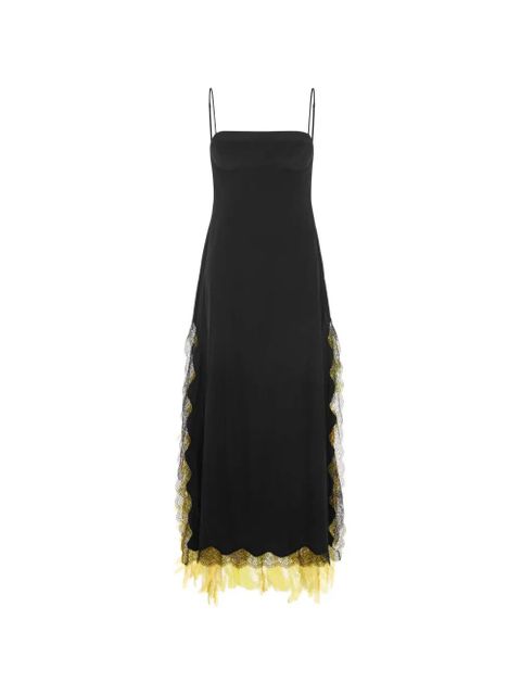 16Arlington lace-trim midi dress - Black - zdjęcie produktu nr 1