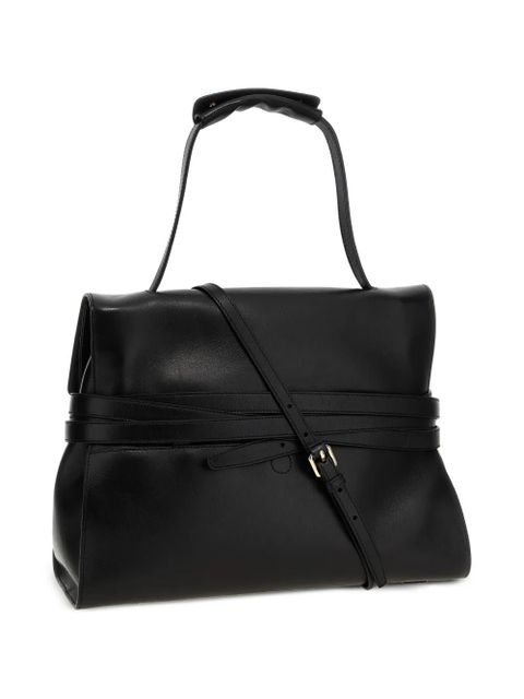 Moschino Tie Me belt-detail tote bag - Black - zdjęcie produktu nr 2