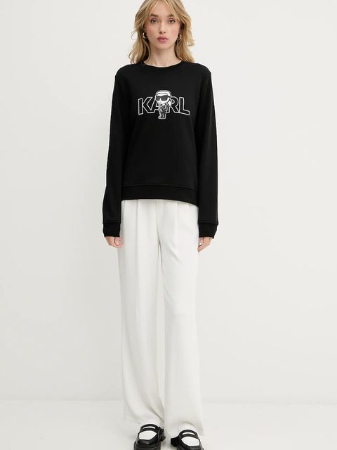 Karl Lagerfeld bluza bawełniana IKON - zdjęcie produktu nr 1