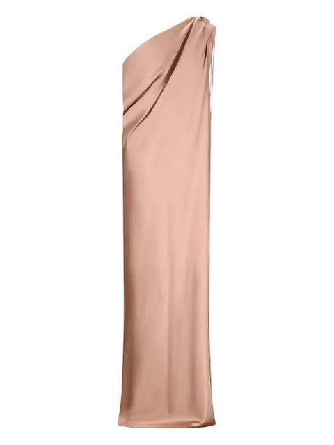 Max Mara one-shoulder drape-detail maxi dress - Neutrals - zdjęcie produktu nr 2