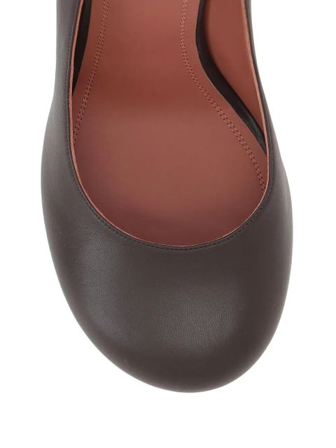 Amina Muaddi 95mm Iris pyramid-heel pumps - Brown