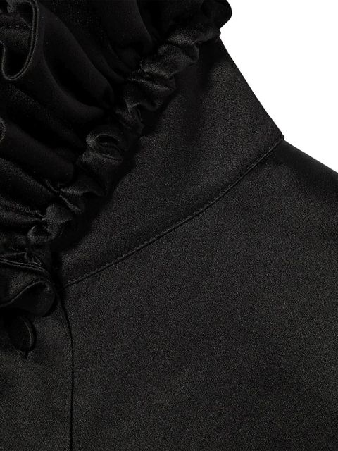 Gucci ruffled tie shirt - Black - zdjęcie produktu nr 2