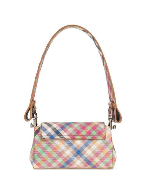 Vivienne Westwood small Hazel check-pattern tote bag - Neutrals