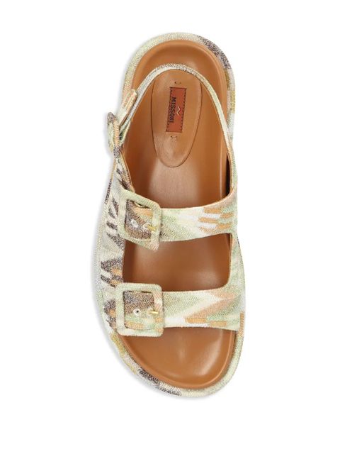 Missoni Missoni open toe leather sandals - Neutrals