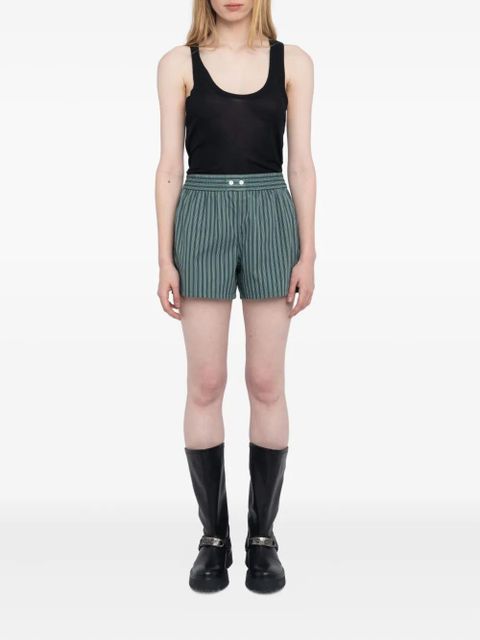 Zadig&Voltaire Pax cotton shorts - Green