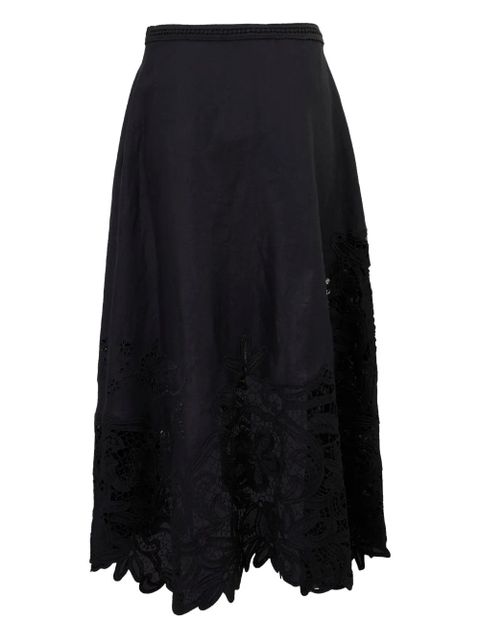Ulla Johnson Rae skirt - Black - zdjęcie produktu nr 2