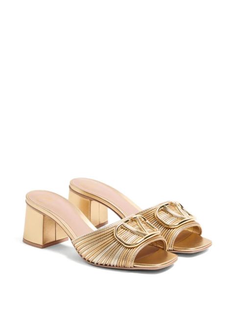 Valentino Garavani 60mm VLogo sandals - Gold - zdjęcie produktu nr 2