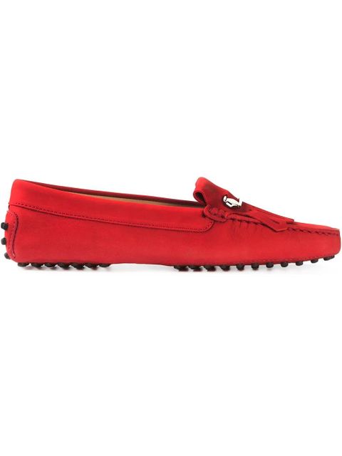 Tod's safety pin driving shoes - Red - zdjęcie produktu nr 1