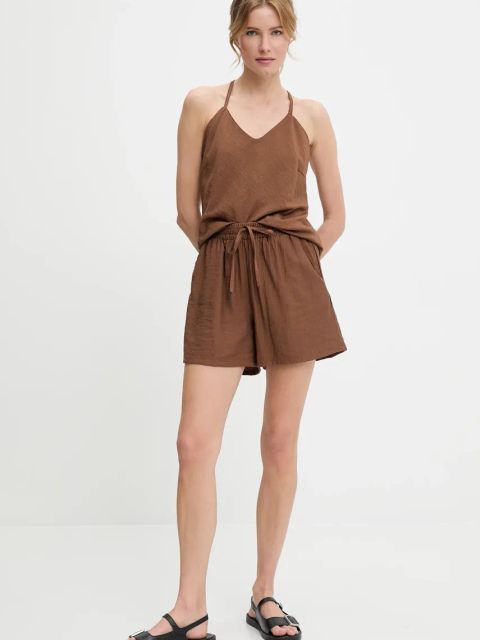 Answear.LAB komplet damski kolor brązowy