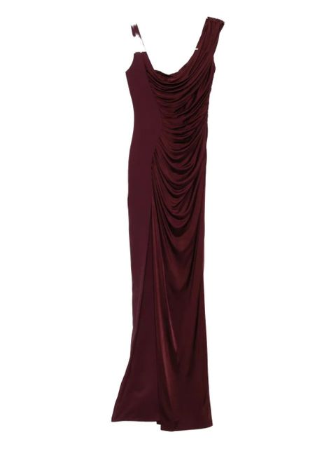 Versace Medusa '95 draped gown - Red - zdjęcie produktu nr 1