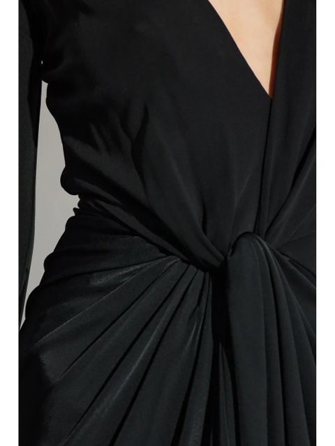 Victoria Beckham knot-detail jersey gown - Black - zdjęcie produktu nr 2