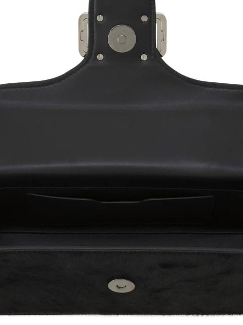 Lanvin Pencil cat leather crossbody bag - Black