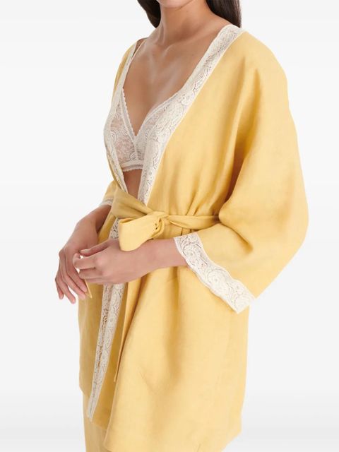 ERES Colline linen top - Yellow