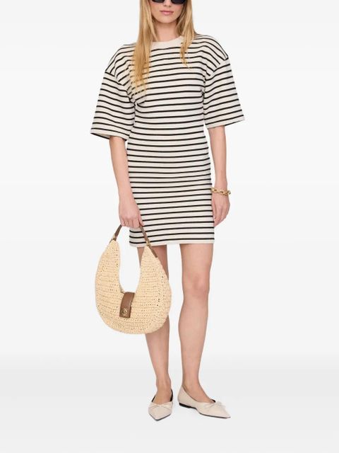 ANINE BING striped mini dress - Neutrals - zdjęcie produktu nr 2