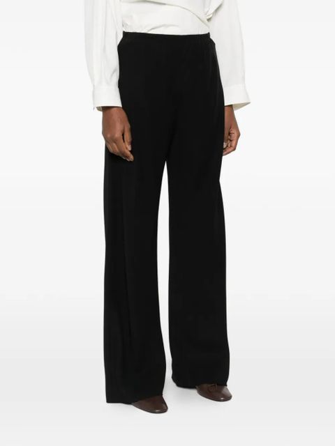 The Row Galen silk trousers - Black