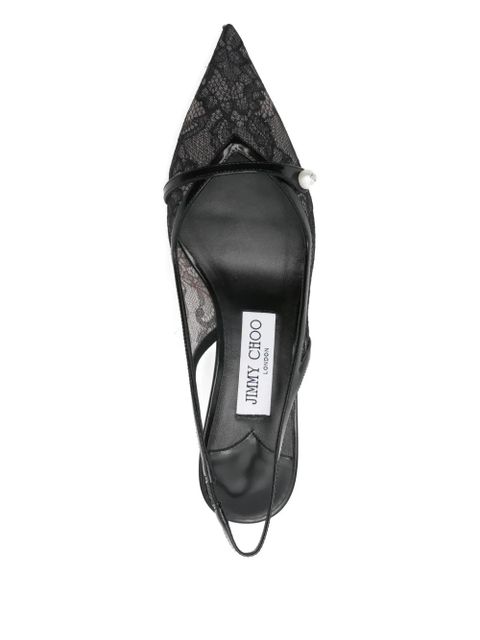 Jimmy Choo Amita slingback pumps - Black