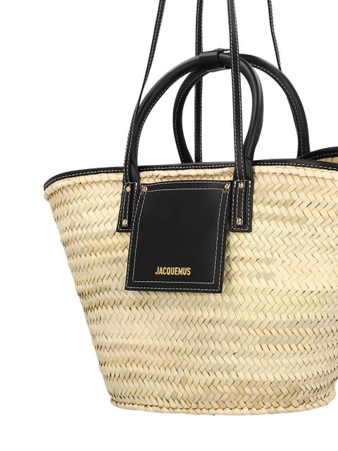 Jacquemus Soli basket bag - Neutrals