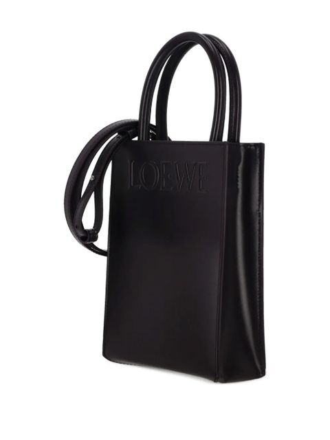 LOEWE logo-embossed tote bag - Black