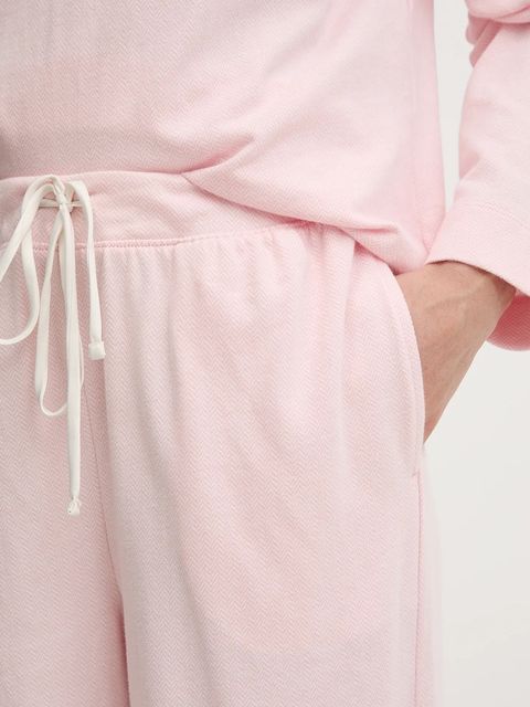 Lauren Ralph Lauren piżama bawełniana damska kolor różowy bawełniana ILN72453
